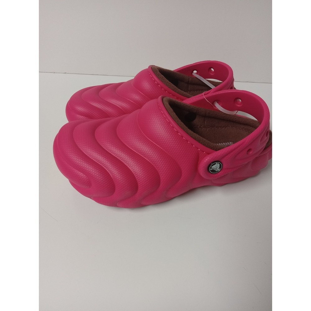 Crocs Women's 7 Pink Dragonfruit Classic Linedoverouff Clog